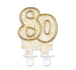 Świeczka cyferka ''80'' | PF-SCZK80