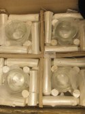 Świecznik biały na tea light 4szt. | TG13123