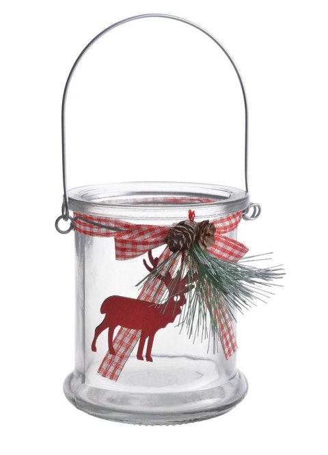 Świecznik osłonka świąteczna na tea light 10cm | HKC-013003S