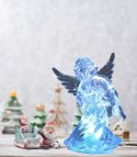 Aniołek świecący led figurka lampka ozdobna multikolor wkład do znicza PID1752