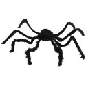 DEKORACJA OZDOBA NA HALLOWEEN PAJĄK WŁOCHATY GIGANT STRASZNA TARANTULA 70 cm