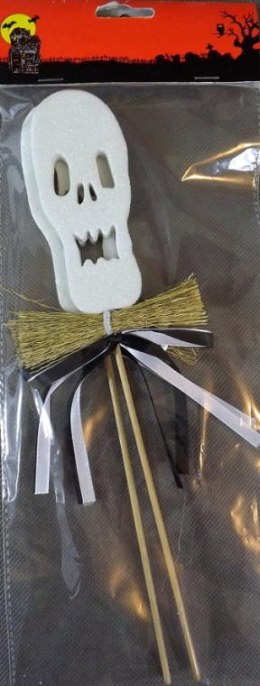 Dwa duszki piki w kolorze białym z brokatem 30x10cm