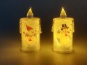 Lampka led 6 cm z motywem świątecznym