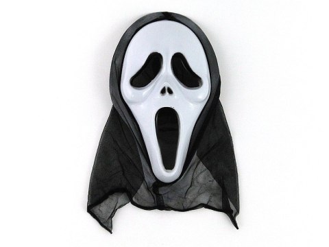 Maska halloweenowa z kapturem