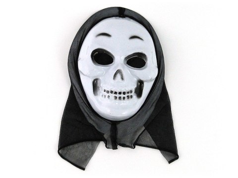 Maska halloweenowa z kapturem