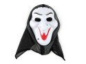 Maska halloweenowa z kapturem