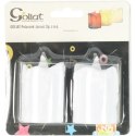 ŚWIECZKA ŚWIECA LED ZNICZ NA BATERIE 6 CM (KPL 2 SZTUK)