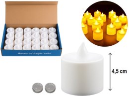 Świeczka led na baterie 4,5cm światło ciepłe BS1830