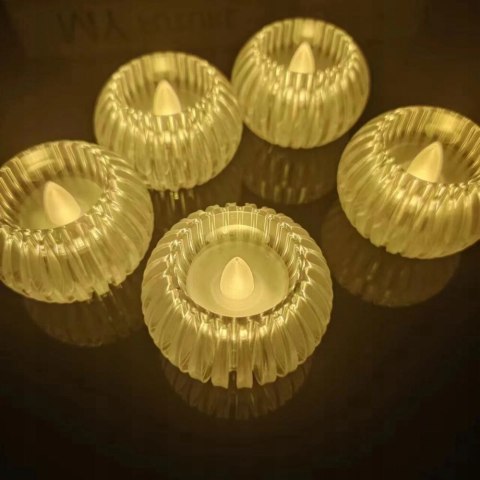 Świeczka led wkład do znicza dekoracja świeca do stroika tealight DYNIA PID0503