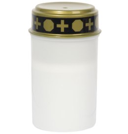 Znicz elektryczny Świeca LED Biała 12.2cm