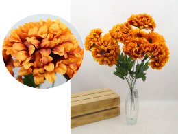 Bukiet chryzantema wys. 50 cm 9 łodyg (9 kwiatów 13 cm) RUDA CHM-07K