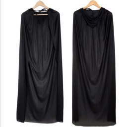 Halloween peleryna czarna 80 cm NT1849