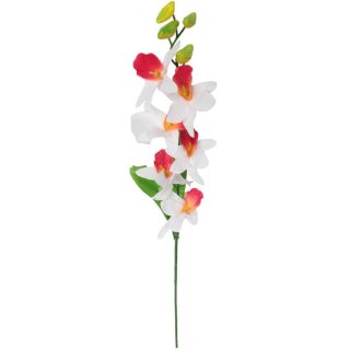 Gałązka Sztucznego Storczyka Biało-różowego o Długości 60cm