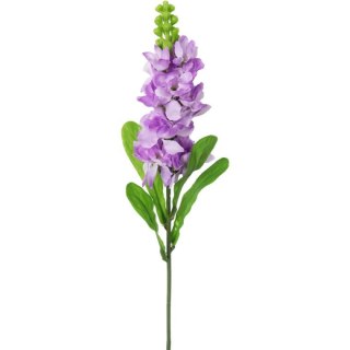 Gałązka Sztucznej Lewkonii Jasnofioletowej - 55 cm